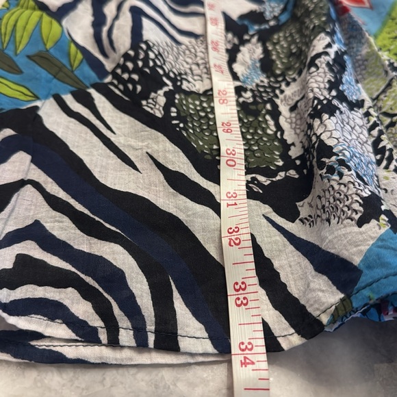 Fire Los Angeles Multi-Color Cotton Above Knee Sun Dress Women's Size medium - Picture 8 of 12